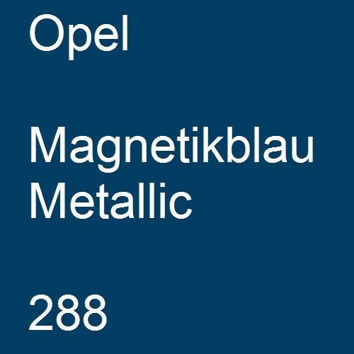 Opel, Magnetikblau Metallic, 288.